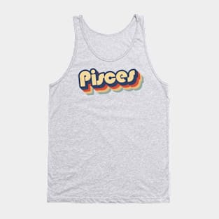 Pisces - Retro '70s Style Tank Top